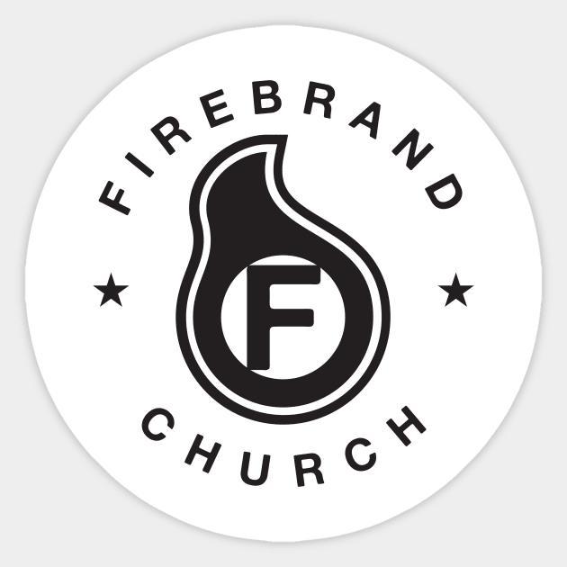 Firebrand Sticker Sticker by Alan Jones